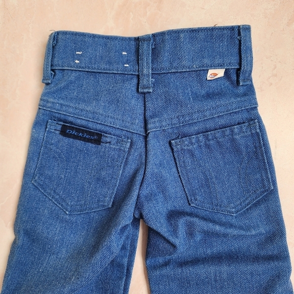 DICKIES x VINTAGE 70's Infant jeans 42 Talon Zipper‎ size 0 Slim - Picture 3 of 10